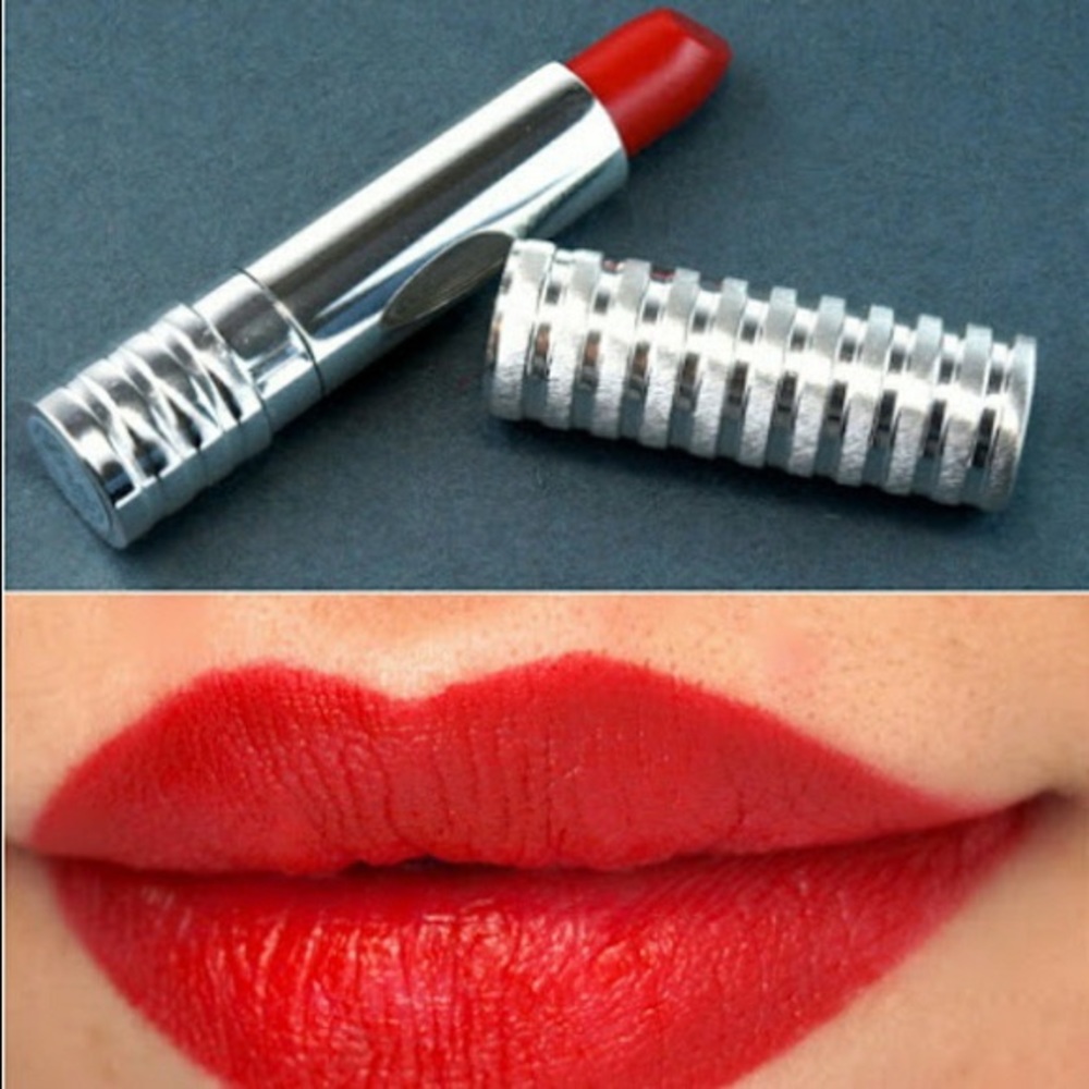 Clinique “matte crimson” lipstick